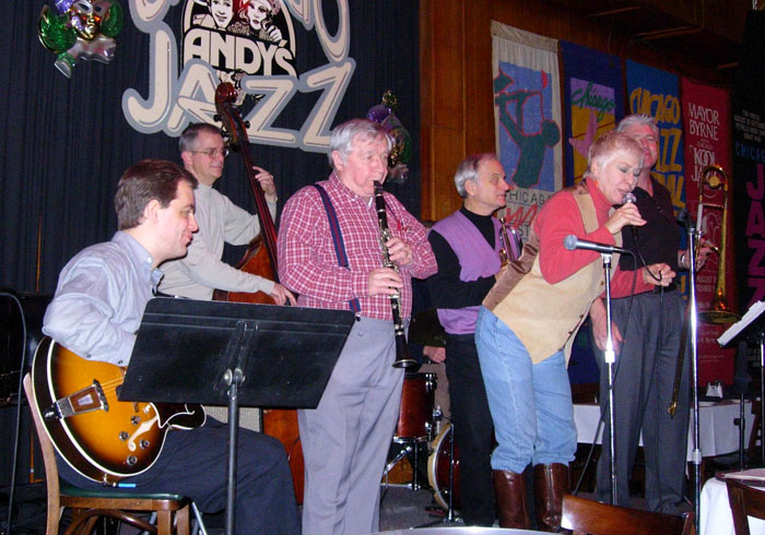 Andy Brown at Andy's Jazz Club with Russ Phillips and the Windy City All Stars