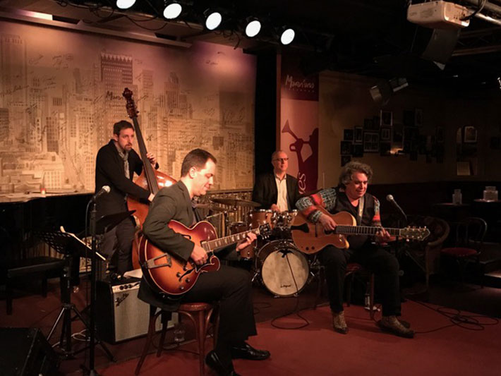 Howard Alden/Andy Brown Quartet at Marion's Jazz Room in Bern, Switzerland
